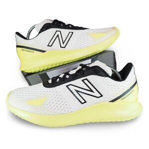 New Balance‎ Vatu Performance Running Shoes Men's 8.5 White Neon Yellow MVATUSW1